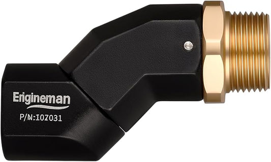 1" NPT 1PCS Fuel Hose Swivel - Multi-Plane 360° Rotating Connector for Fuel, Water, Diesel, Gasoline, Kerosene Transfer Pumps, Tanks & Nozzles