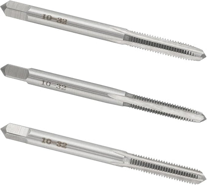 10-32 UNF Hand Tap Right Hand, 10 x 32 Threading Hand Tap 3Pcs