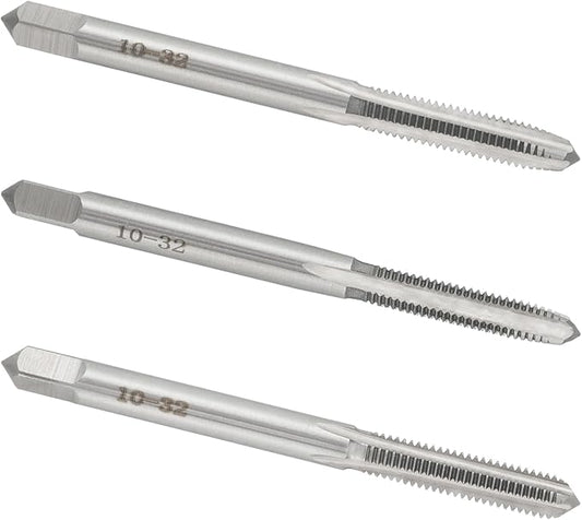 10-32 UNF Hand Tap Right Hand, 10 x 32 Threading Hand Tap 3Pcs