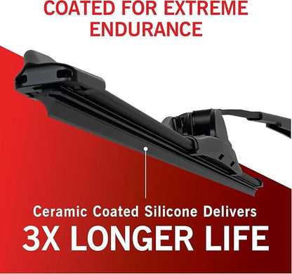 TRICO Signal Premium Silicone 21” + 20” Automotive Replacement Windshield Wipers Beam Blades with Exclusive Predictive Performance Indicator and 3X Longer Life for Select Vehicle Models, 2 Pack