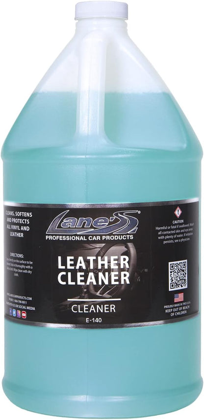 LANE'S Leather Cleaner for Car Interior- Leather Protector Spray, Automotive Leather Cleaner- Cleans Leather Pores, Removes Dirt and Grime, Keeps Leather Supple- 1 Gallon