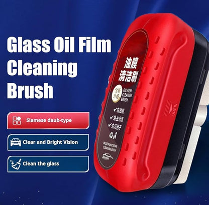 2026 Upgrade Clear Vision Glass Cleaner, Oil Film Cleaning Brush for Automotive Windows, Clearvision Cars Windshield Cleaner Tool, Universal Cleaning Wipe