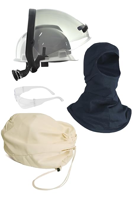 Enespro 12 cal Hover XTR Series Faceshield, Anti-Fog Scratch Resistant, KITHP12TR