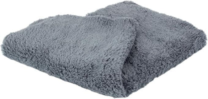 Maxshine 16" x 24" Universal Grey Microfiber Towels – 600GSM Edgeless Design – Ultra-Soft, High-Absorbency Towels for Car Detailing, Polishing & Scratch-Free Cleaning