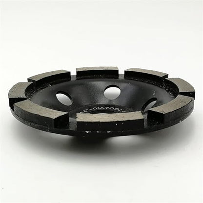 SHDIATOOL 4 Inch Single Row Diamond Grinding Cup Wheel for Concrete Granite Marble Masonry Brick Fits 5/8 Inch Arbor