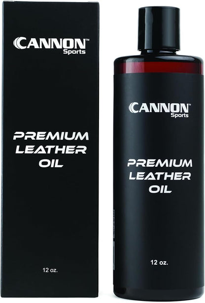 Cannon Sports Premium Baseball Glove Oil - Restores, Protects, Conditions, Softens, Waterproofs – All-Natural Ingredients - for Baseball Gloves, Softball Gloves, Other Leather Sports Gear & Much More