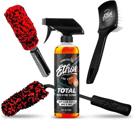 Ethos Handcrafted Car Care TOTAL Wheel & Tire Cleaning Kit
