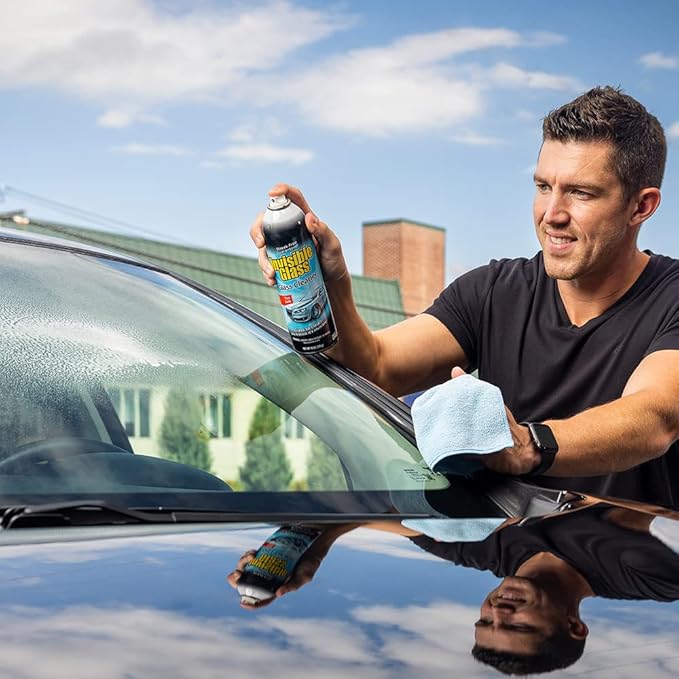 Invisible Glass 91164-6PK Premium Aerosol Glass Cleaner Spray for Car Windshields and Windows, Automotive and Home Window Cleaner, Streak-Free, Ammonia-Free, Tint-Safe – 19 oz (Pack of 6)