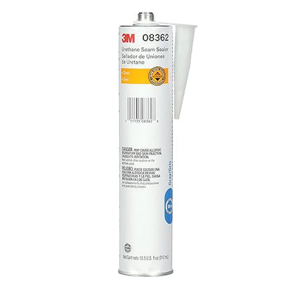3M Urethane Seam Sealer, 08362, Gray Color, High Solids, Permanently Flexible, 310 mL/10.5 fl oz Cartridge