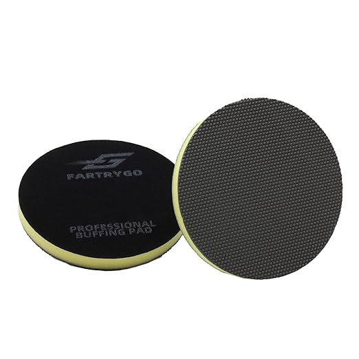 6” Clay Pad for Car Detailing, Synthetic Surface Prep Clay Disc, Clay Bar Replacement Tool for Auto Detailing, Removes Overspray & Contaminants, Hand or Pneumatic Polisher Use, Reusable