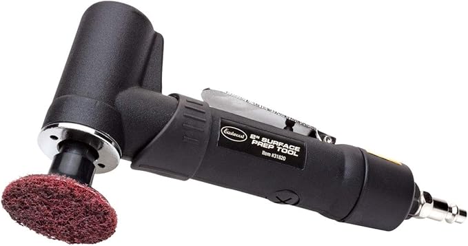 Eastwood 2 in. Surface Prep Tool Air Pneumatic Orbital Sander Disc Grinder Polisher 90 Degree Right Angle Angled Head