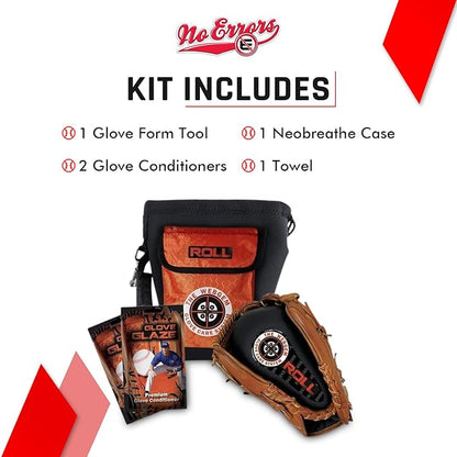 No Errors WebGem Fielder’s Glove Care System – Formation & Break-in Tool for Baseball Mitts, Holds Shape, Essential Gear, Gift for Players