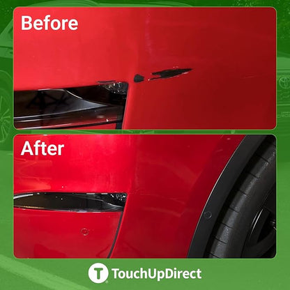 TouchUpDirect Car Paint Touch Up Brush Kit – Toyota 040 Super White Exact Match Auto Paint Kit with Primer, Car Color and Clearcoat, for Repainting and Scratch Repair, Platinum Kit