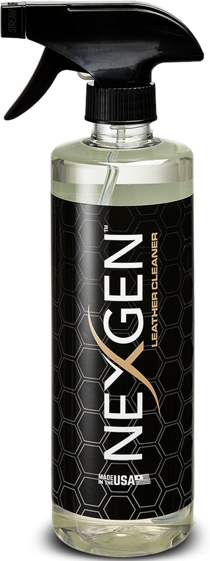 Nexgen Car Leather Cleaner - Quick Spray Car Interior Cleaner and Leather Restorer - Gentle Liquid Formula, Multi-purpose Leather Cleaner For Car, Couch, Boots, Purses, and More (16 Oz)
