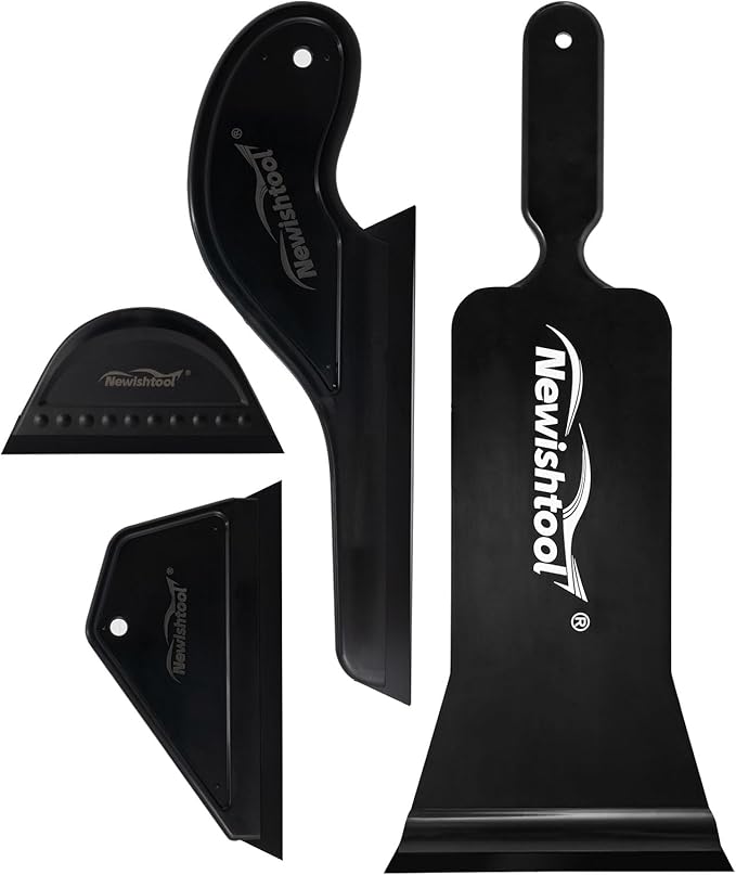 NEWISHTOOL Window Tint Tools Kit - Bulldozer Squeegee, Side Wiper, Small Squeegee for Vinyl & Glass Film Tint
