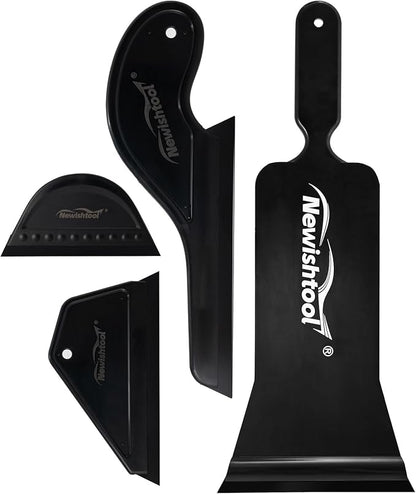 NEWISHTOOL Window Tint Tools Kit - Bulldozer Squeegee, Side Wiper, Small Squeegee for Vinyl & Glass Film Tint
