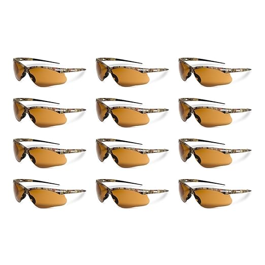 Jackson Safety SG Safety Glasses – Eye Protection for Men and Women – ANSI Z87.1 (Pack of 12)
