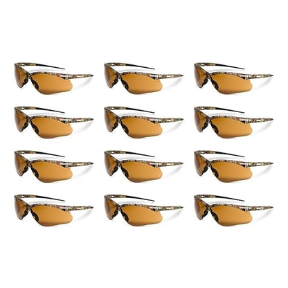 Jackson Safety SG Safety Glasses – Eye Protection for Men and Women – ANSI Z87.1 (Pack of 12)