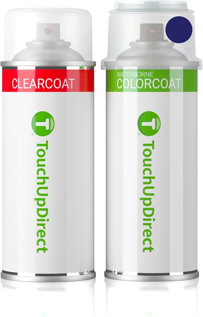 TouchUpDirect P2 Mischievous Purple Metallic Compatible with Ford Exact Match Touch Up Paint Aerosol - Essential Kit