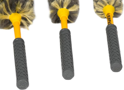 Chemical Guys Rimpaca Ultimate Wheel Brush Set - 3-Piece Wheel Cleaner Brush Kit with Soft Bristle Brushes for Cars, Trucks, SUVs, Motorcycles, and RVs - Safe for Rims, Grilles, and Tight Areas