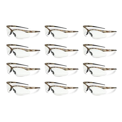 Jackson Safety SG Safety Glasses – Eye Protection for Men and Women – ANSI Z87.1 (Pack of 12)