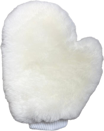 Tru Lamb Natural Lambskin Wool Car Wash Mitt - Large Sheepskin for Wet and Dry Applications and Painters (1)