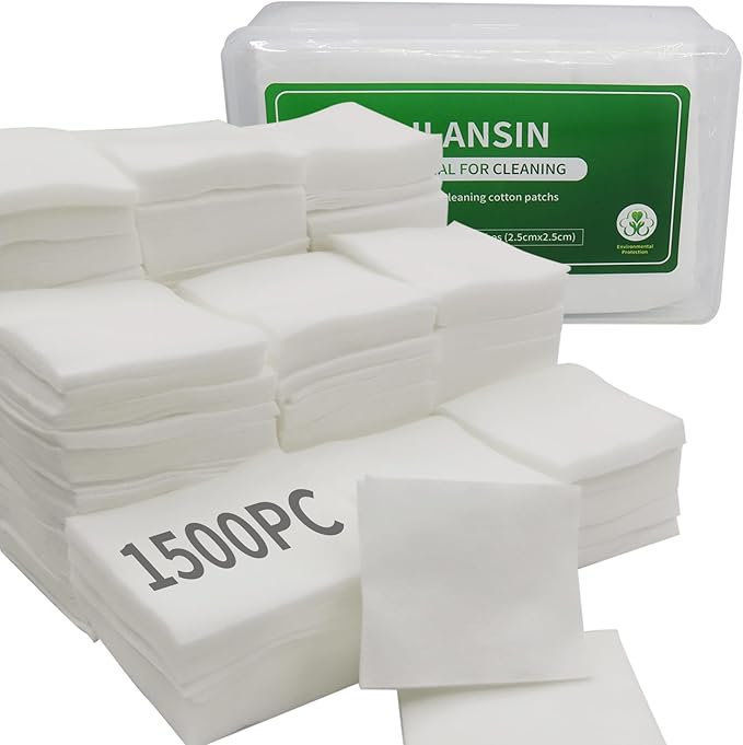 ILANSIN 3000/1500PCS Gun Cleaning Patches+CLP Oil,2"x2" Lint Free Gun Cleaning Cloth,Professional Wipes for Shot Pistol/All Caliber of Firearms.Store in Box Can Store Gun Cleaning Kit,Choose Your Set