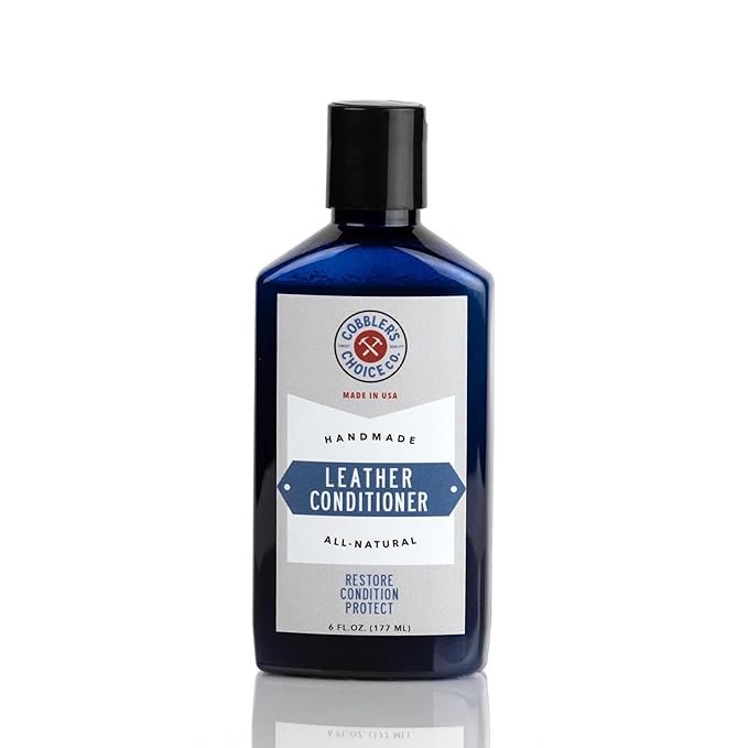 Cobbler's Choice Co. Finest Quality All-Natural Leather Restorer Conditioner - 6oz (177 mL)