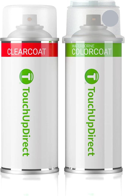 TouchUpDirect JS/M7432A Iconic Silver Compatible with Ford Exact Match Touch Up Paint Aerosol - Essential Kit