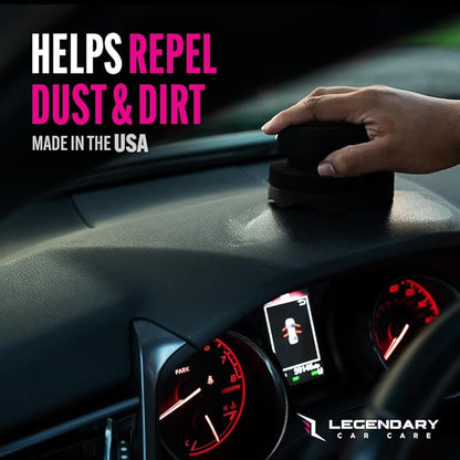 Legendary Gloss Dressing 64oz (Half Gallon) - Tire Shine Spray & Plastic Restorer – Water Based & Non-Greasy Interior/Exterior Detailing Spray - Trim, Rubber, Vinyl & Plastic Restorer for Cars