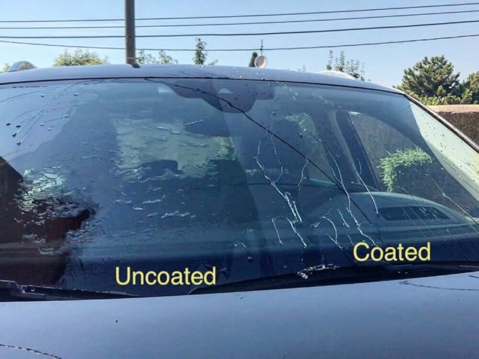 Drexler Ceramic Glass Coating 20ml – Hydrophobic Ceramic Coat for Windshields & Windows | Water Repellent Protection for Glass Parts | Enhanced Visibility, Spotless Finish, Long-Lasting Shine