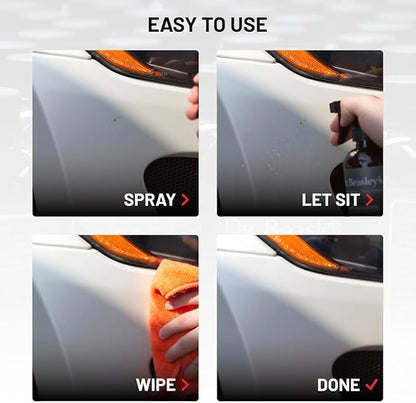 Dr. Beasley's Matte Paint Cleanser - Easily Removes Grease & Heavy Dirt, Droppings, Tree Sap from Autos. Safe On All Matte Surfaces, Preserves The Look for Satin & Glossy Paint, 32 oz