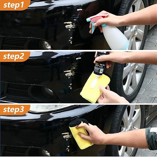 2025 New Scratch Remover for Vehicles, Car Scratch Remover, Car Scratch Repair Paste for Deep Scratches, Cars Polishing Wax Scratchs Remover Car Paint Scratch Repair Kit with Wipe and Sponge (2)