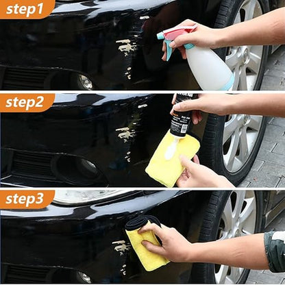 2025 New Scratch Remover for Vehicles, Car Scratch Remover, Car Scratch Repair Paste for Deep Scratches, Cars Polishing Wax Scratchs Remover Car Paint Scratch Repair Kit with Wipe and Sponge (2)
