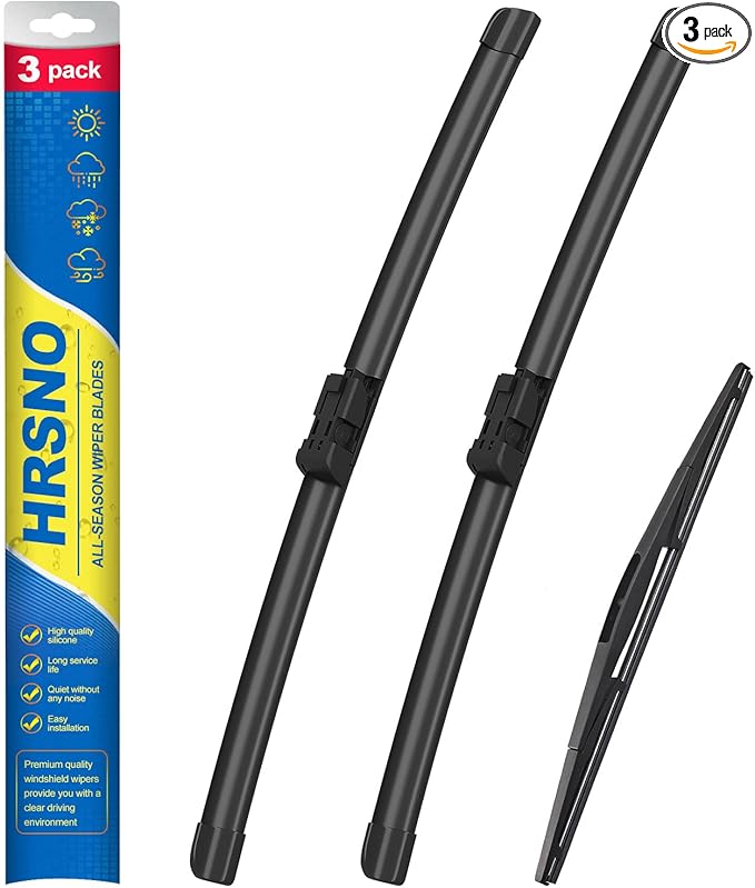22"+20" Windshield Wipers With 2 * 10" Rear Wiper Blade Sets Automotive Replacement for Mini Cooper Clubman 2016-2023,Easy For Installation (Pack of 4)