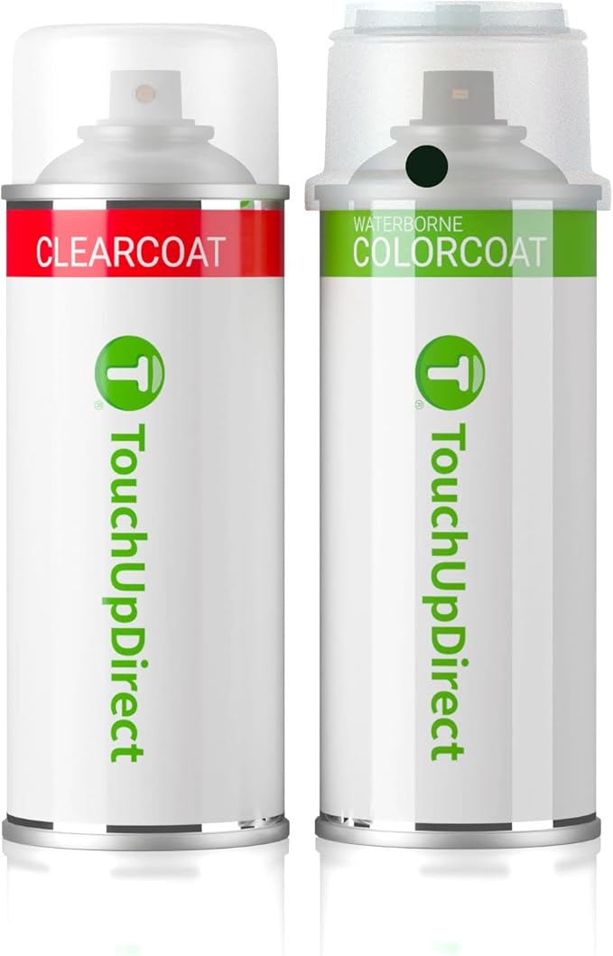 TouchUpDirect UA/UD/M6373/M6877 Black Ebony Compatible with Ford Exact Match Touch Up Paint Aerosol - Essential Kit