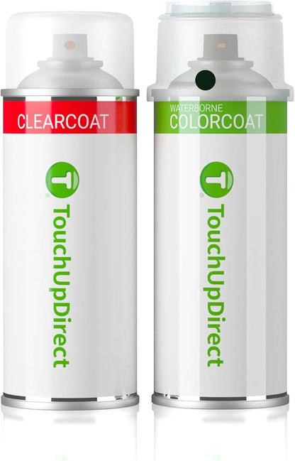 TouchUpDirect UA/UD/M6373/M6877 Black Ebony Compatible with Ford Exact Match Touch Up Paint Aerosol - Essential Kit