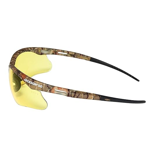 Jackson Safety SG Safety Glasses – Eye Protection for Men and Women – ANSI Z87.1 (Pack of 12)