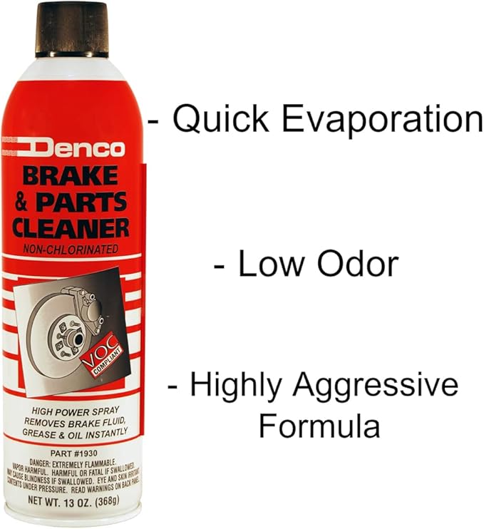 Denco #1930 Brake & Parts Cleaner - 13 OZ Net Wt - 15.3 FL OZ - 12 to 88 Pack (192) …