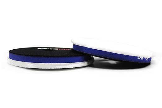 Maxshine 5" Universal Microfiber Polishing Foam Pad for Cutting – Ultra-Soft Microfiber with Hook & Loop – Compatible with DA & Rotary Polishers – Ideal for Paint Correction