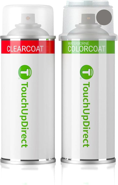 TouchUpDirect CX/M7039 Dark Shadow Gray Pearl Compatible with Ford Exact Match Touch Up Paint Aerosol - Essential Kit