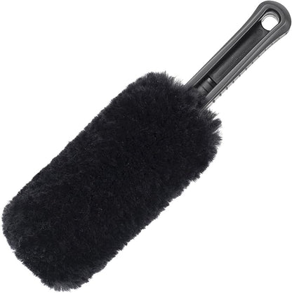 Mr. Detroit - 2pc Car Wash Kit Gerbil Wheel and Rim Brush with High Performance Cleaner 16 fl oz for Wheel & Tire, Non-Scratch Deep Cleaning Brush for Vehicle Detailing & Home Use