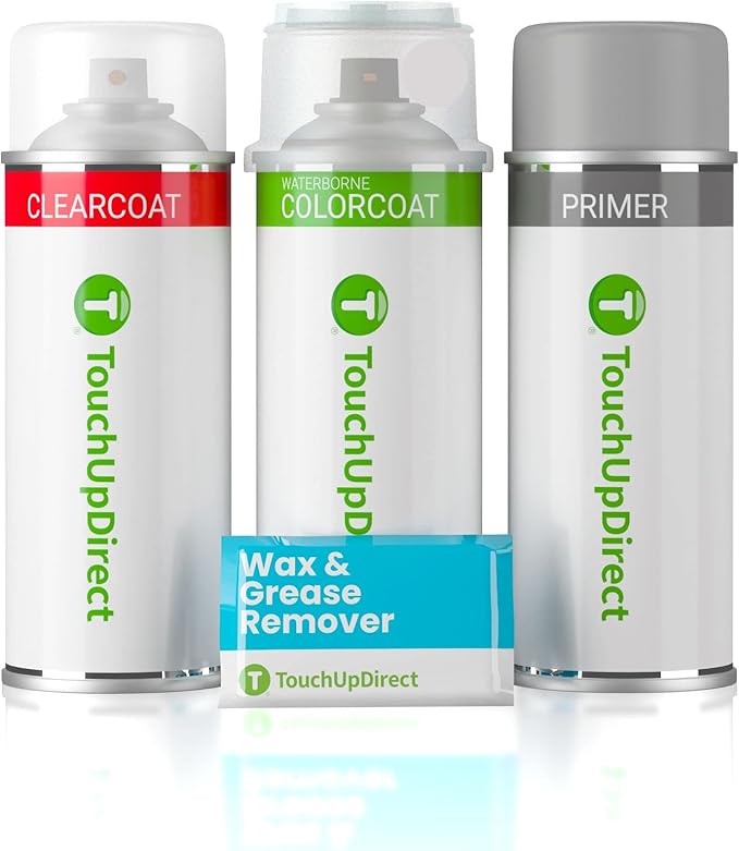 TouchUpDirect UX Ingot Silver Metallic Compatible with Ford Exact Match Touch Up Paint Aerosol - Preferred Kit