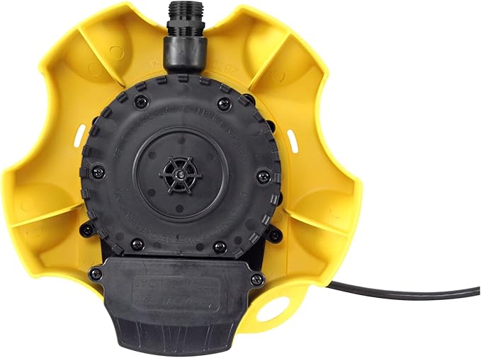 WAYNE - WaterBUG AUTO 1/4 HP 1900 GPH Auto On/Off Submersible Pump with Multi-Flo Technology - Water Removal and Transfer Pump, Yellow