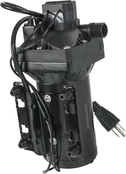 5.0 GPM 115V AC 55 PSI Revolution Water Pump with Pressure Switch Compatible with Camper, RV, Shower, Sprayer