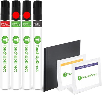 TouchUpDirect 3U5 Elemental Red Pearl Tricoat Compatible with Subaru Exact Match Touch Up Paint Brush - Platinum Kit