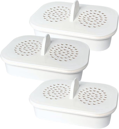 Replacement Filter for Nakii® NFP-100 Compatible with Nakii Filter Pitcher，Reduces Chlorine PFOA PFOS PFOS Reduce Water Hardness, Replacement water filters for pitcher 3 pack