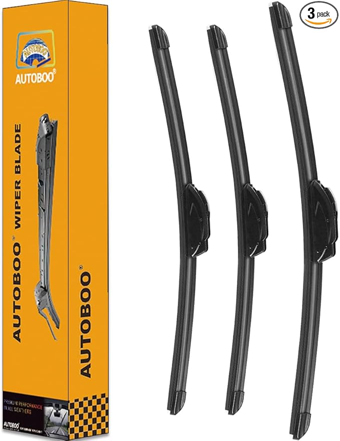 AUTOBOO 16"+14"+14" Windshield Wiper Blade for Toyota FJ Cruiser 2014-2007 -Original Equipment Replacement (Pack of 3)