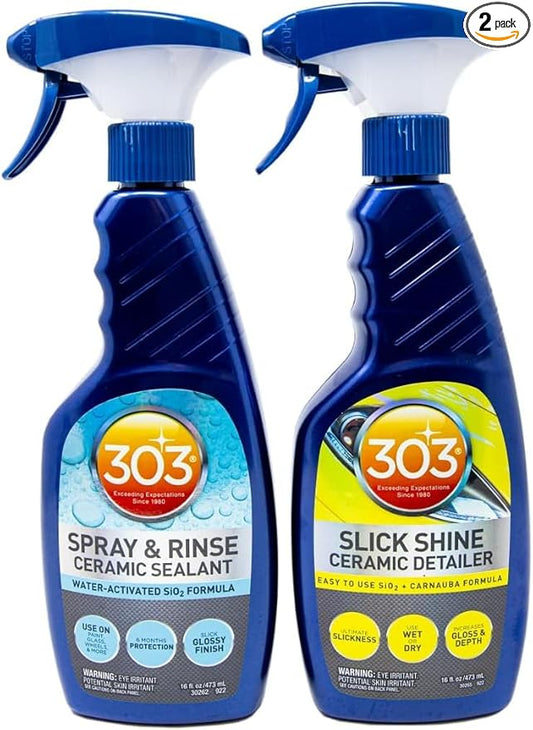 303 Products Spray & Rinse Ceramic Sealant Bundle
