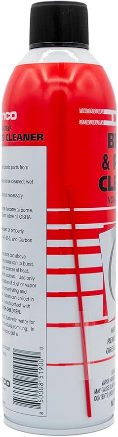 Denco #1930 Brake & Parts Cleaner - 13 OZ Net Wt - 15.3 FL OZ - 12 to 88 Pack (36)